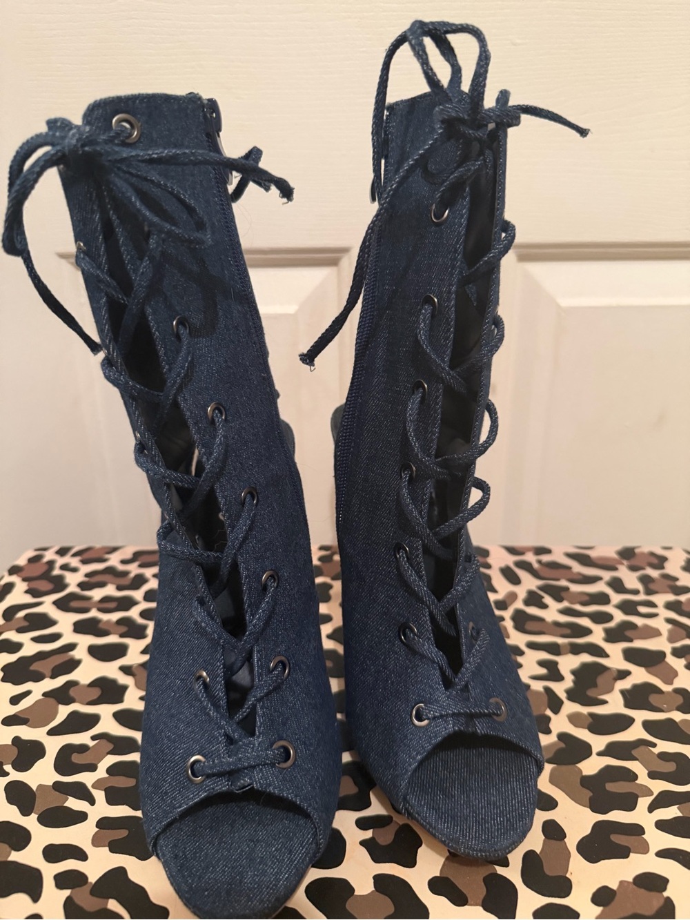 Denim Heels